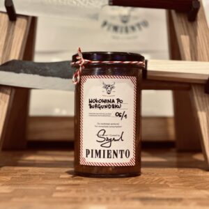 Boeuf Bourguignon z wołowiny argentyńskiej w słoiku 500 ml, gotowe danie duszone w czerwonym winie.